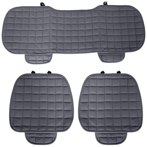 Coprisedile Universale Per Auto Seduta 3 Pezzi, 2 Anteriori E 1 Posteriore, Grigio Cod. Ls022 - Foto 1