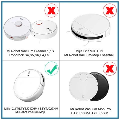 Kit Di Accessori Da 6 Pezzi Per Xiaomi Mi Robot Vacuum Mop 2 Stytj03zhm - Foto 5