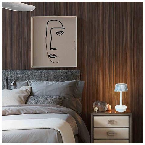 Lampada Tavolo Effetto Cristallo Ricaricabile Usb Luce Rgb Led Bianca Td-307 * - Foto 4