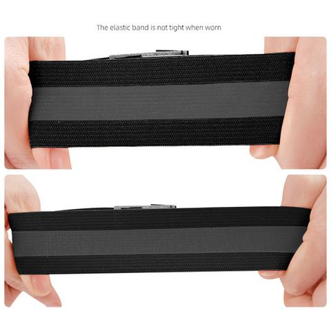 Braccialetti Riflettenti - Visibilità Migliorata Per La Sicurezza Notturna (confezione Da 4) Black - Foto 5