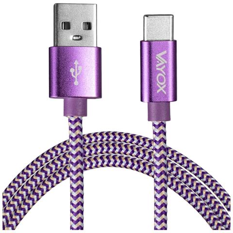 Cavo Usb - Usb-c Viola 1,5 M Va0146 Vayox - Foto 1