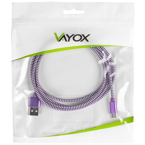 Cavo Usb - Usb-c Viola 1,5 M Va0146 Vayox - Foto 2