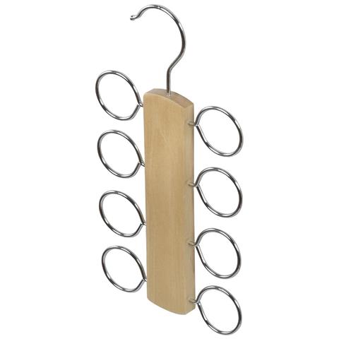 Porta Foulard In Legno Naturale 13cm - Foto 1