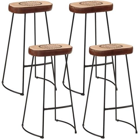 Set Bar 5pz Legno Massello Mango Grezzo E Metallo - Foto 2