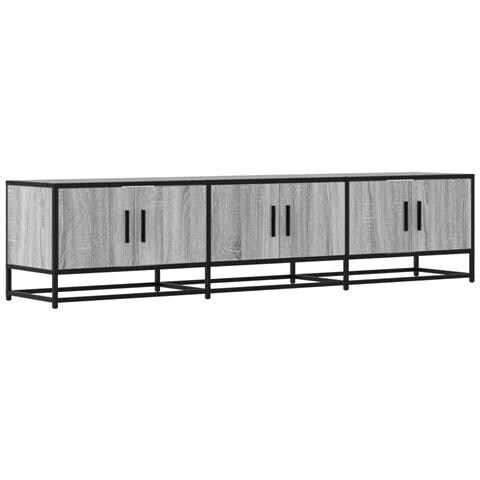 Mobile Porta Tv Grigio Sonoma 180x35x41 Cm In Truciolato - Foto 2