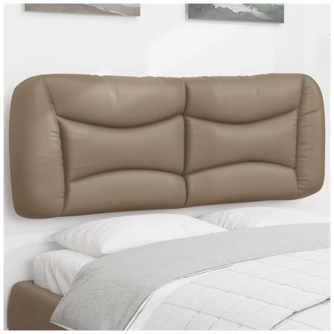 Cuscino Testiera Cappuccino 120 Cm In Similpelle - Foto 1