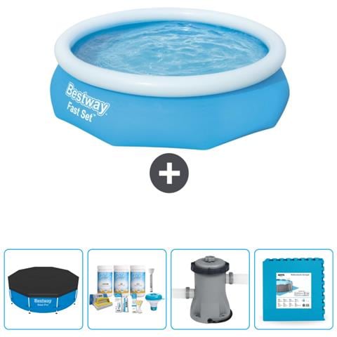 Piscina Fuori Terra - In Giro - 305x76 Cm - Blu - Include Accessori Coordinati Cb2 - Foto 1