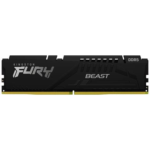 Kingston Technology FURY Beast 64GB 5600MT/s DDR5 CL36 DIMM (Kit da 2) Nero, 64 GB, 2 x 32 GB, DDR5, 288-pin DIMM - Foto 2