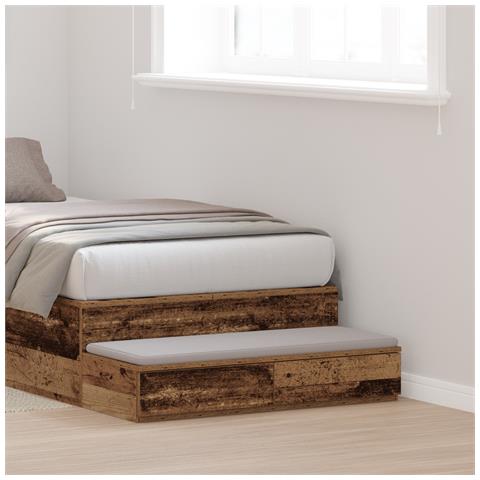 Cassetti per Letto Legno Vecchio 80x36,5x16,5 cm Legno Ingegnerizzato - Foto 2