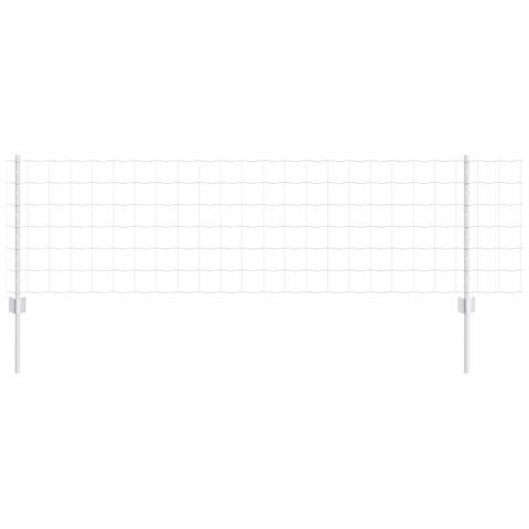 Cancello Euro con 5 Posti U Argento 0,6x10 m Acciaio - Foto 1