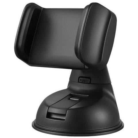 Supporto Auto Con Ventosa Nero Compatibile Con Telefoni Da 3.5 A 7.2 Pollici E Navigatori Gps - Foto 1