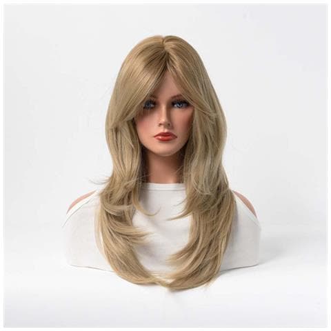 Parrucca Lunga E Riccia In Fibra Chimica Da Donna - Bionda, Naturale E Confortevole - Foto 1