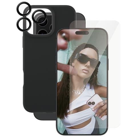 CARE by ® Fashion 3-in-1 Bundle iPhone 16 Pro Max custodia per cellulare Cover Trasparente - Foto 1
