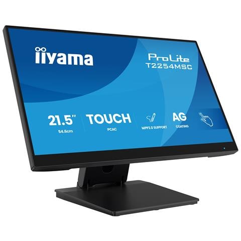 Monitor 21.5" IPS LED Touch T2254MSC-B2AG 1920x1080 Full HD Tempo di Risposta 4 ms - Foto 1