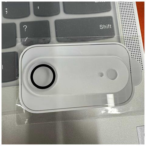 Protezione Lente Fotocamera Opaca Trasparente Monopezzo Compatibile Con Iphone 17 Pro - Vetro Temperato - Foto 7
