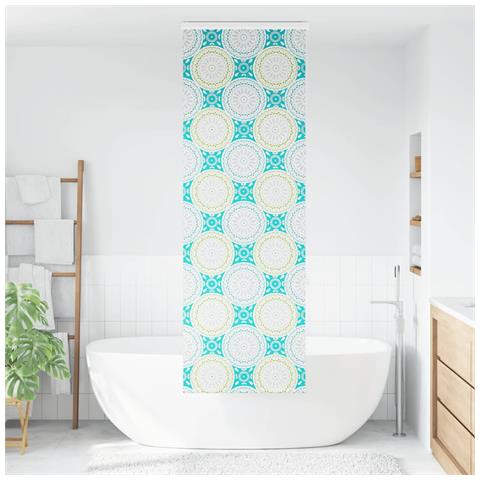 Tenda a Rullo Doccia con Cassonetto 70x240 cm Larghezza Tessuto - Foto 2