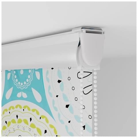 Tenda a Rullo Doccia con Cassonetto 70x240 cm Larghezza Tessuto - Foto 9