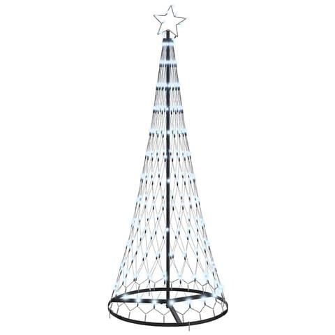 Albero di Natale LED Bianco freddo 71 x 71 x 184.5 cm Metallo - Foto 1