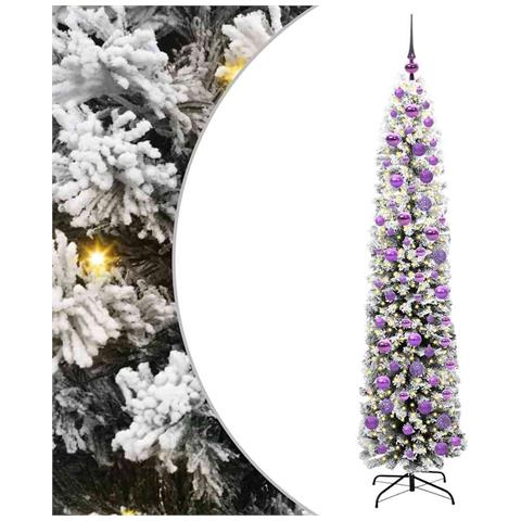 Albero di Natale artificiale con 300 LED Verde 180 cm - Foto 1