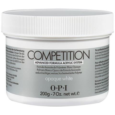 , Competition, Polvere Per Unghie Acriliche, Bianco Opaco, 200 G - Foto 1