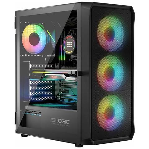 Argb Pc Gaming Ryzen 7 5700x - Ram 32gb - Rx 9060 Xt - Ssd 1tb M. 2 - Wifi - W11 Pro - Foto 1