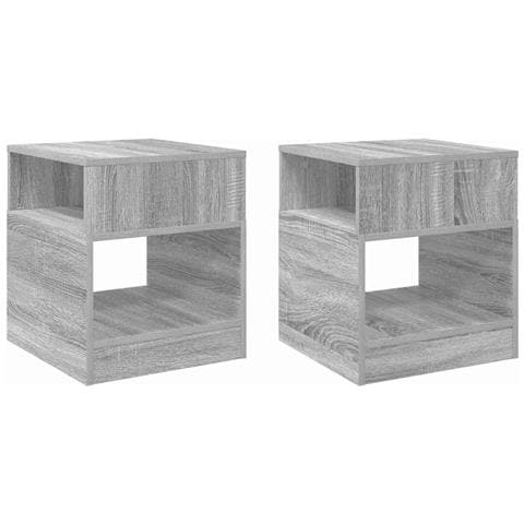 Tavolino 2 pcs Grigio Sonoma 40,5 x 40 x 45 cm - Foto 1