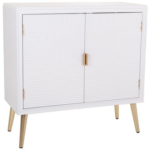 Mobile Da Ingresso In Legno Bianco 80x36,5x81,5h - Foto 1