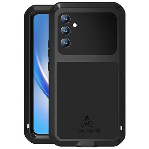 Pellicola Protettiva per Galaxy A34 5G - Silicone+Metallo, Nero, Antiurto - Foto 1