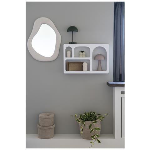 Specchio Con Cornice Bosa-bianco-vetro-61x46,5x3,5 Cm - Foto 3