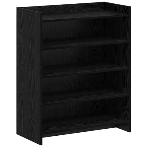 Mobile per scarpe Rovere Nero 73,5 x 36 x 92 cm - Foto 1