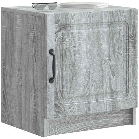 Armadio da Notte 2 pcs Grigio Sonoma 43 x 34,5 x 47 cm - Foto 2