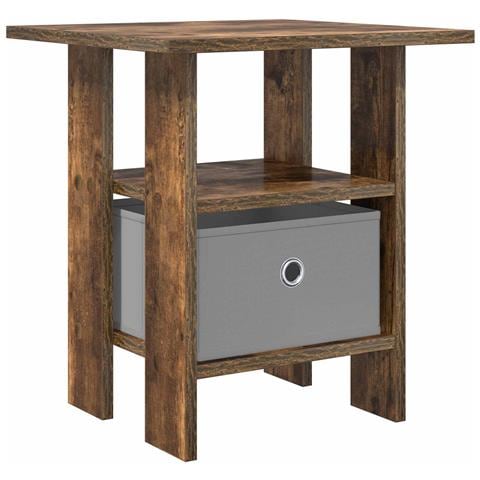 Comodino Rovere fumé 41 x 40 x 45 cm Legno multistrato - Foto 1