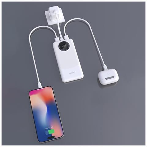 Powerbank Dudao K12 10000 Mah 22,5 W, Bianco - Foto 1