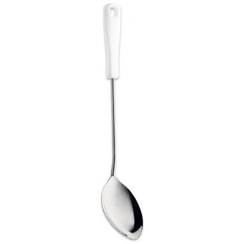 Cucchiaione in Acciaio Inox Manico Bianco - Foto 2