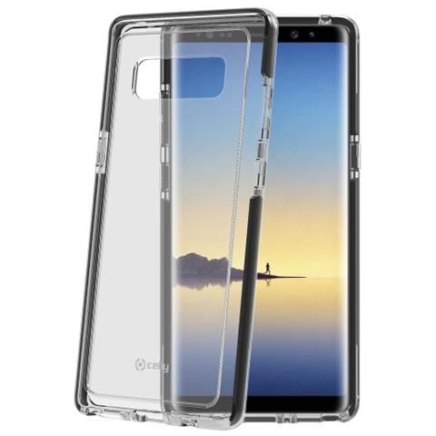 Cover Hexagon in TPU per Galaxy Note 8 - Trasparente - Foto 1