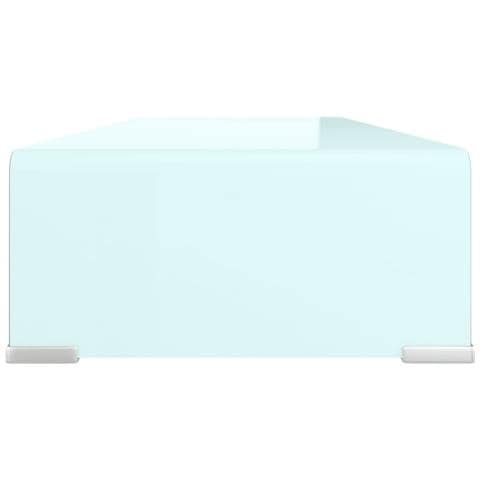Supporto TV / Rialzo Monitor in Vetro Verde 80x30x13 cm - Foto 5