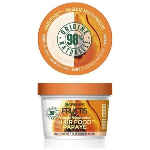 Garnier Fructics Maschera Nutriente Hair Food Papaya - set Di 3 - Foto 1