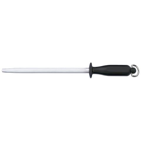 Serie Acciaini - Affilatore per coltelli - Acciaio Al Carbonio Cromato 230 Mm - Manico Polipropilene Colore Nero - Foto 1