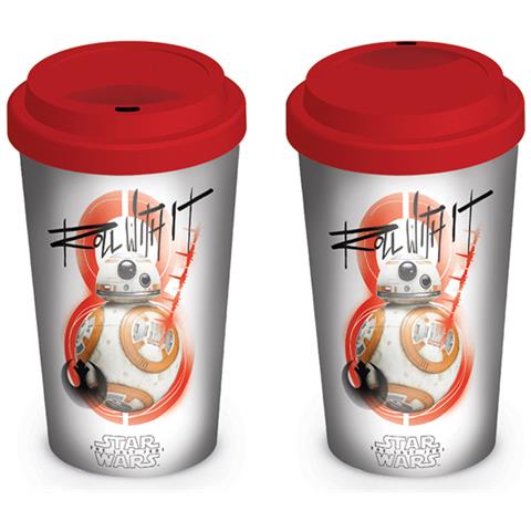 Star Wars: The Last Jedi - Bb-8 Roll With It (tazza Da Viaggio) - Foto 1