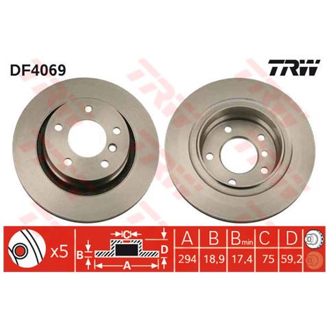 2 Dischi Freno Df4069 - Foto 2