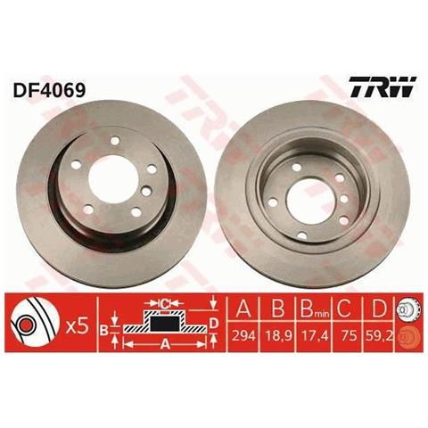 2 Dischi Freno Df4069 - Foto 1