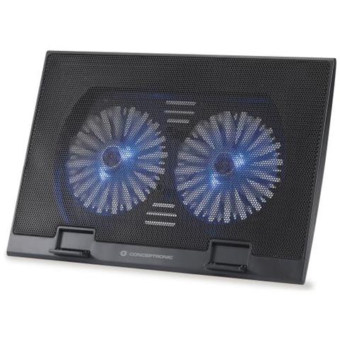 THANA02B base di raffreddamento per laptop 43,2 cm (17") Nero - Foto 1