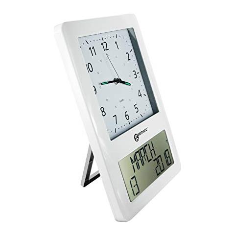 Geemarc Geemarc Telecom S. a. Viso50 Weiss Orologio Radiocontrollato, Bianco Taglia Unica - Foto 3