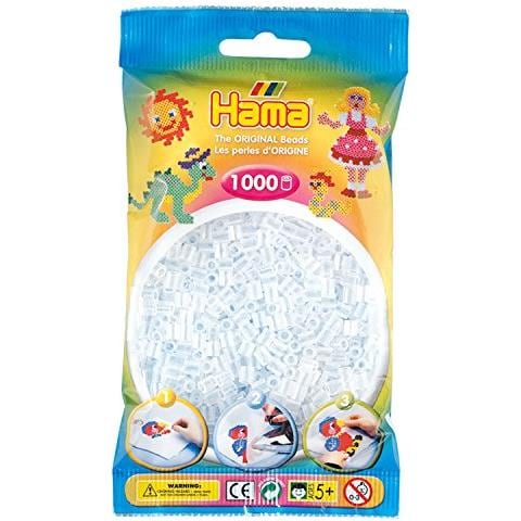 207-19 - Perle, 1000 Pezzi, Colore: Bianco Trasparente - Foto 1