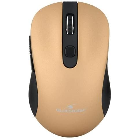 Mouse Wireless - 2,4 Ghz - 6 Pulsanti - Oro Metallico - Foto 1