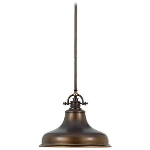 Sospensione A Soffitto A Cupola A 1 Luce Bronzo Palladiano, E27 - Foto 1