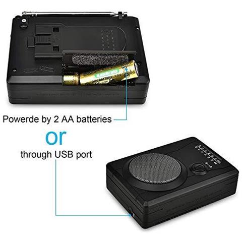 Digitnow Cassette Player Personal Audio Recorder Usb Con Altoparlante Radio Di Registrazione Del Nastro A Cassetta Per Digital Mp3 Converter - Foto 4