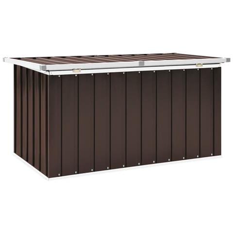 Baule da Giardino Marrone 129x67x65 cm - Foto 8