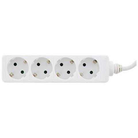 16441f Prolunghe E Multiple 1,5 M 4 Presa (e) Ac Bianco - Foto 1