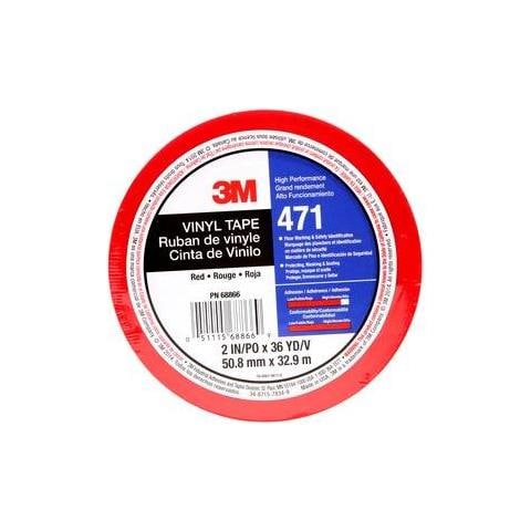 Nastro Adesivo Vinile Rosso 32,91 m - Foto 1